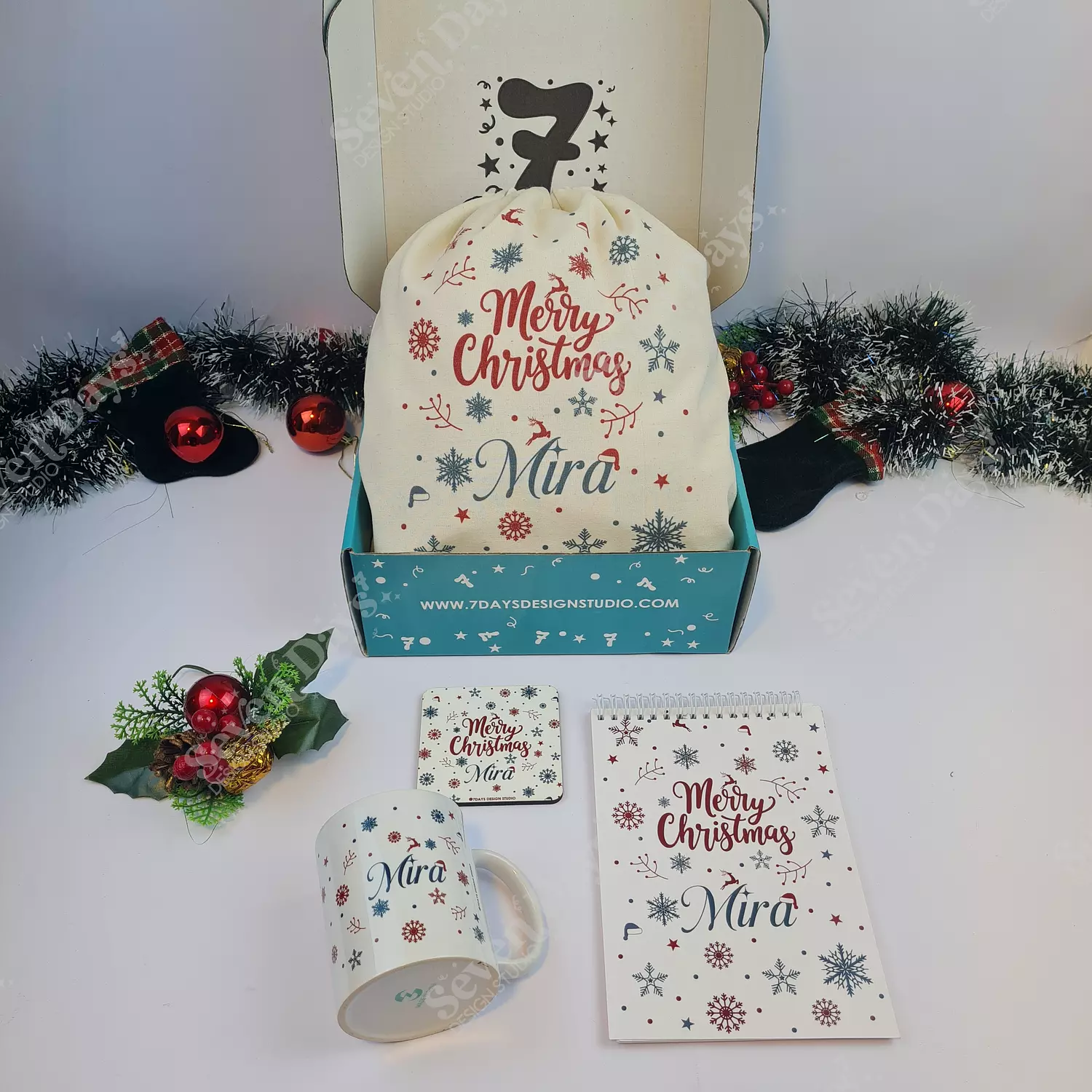 Merry Christmas Gift Box image