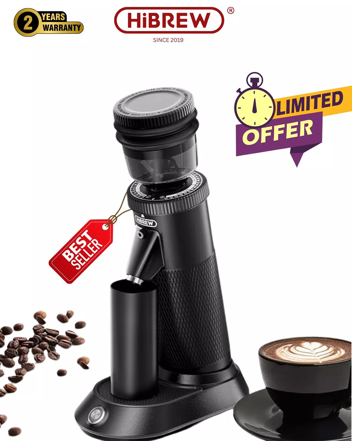 G5 Professional Grinder.  TWO YEARS WARRANTY