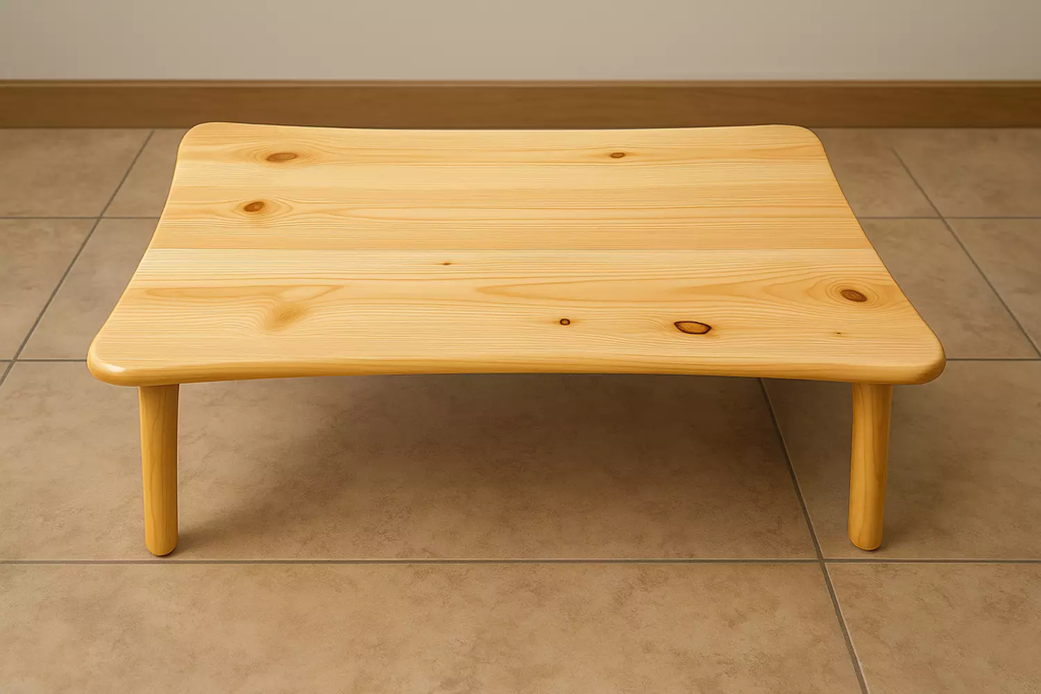 ترابيزه لابتوب 40*60 لون بيج خشب image