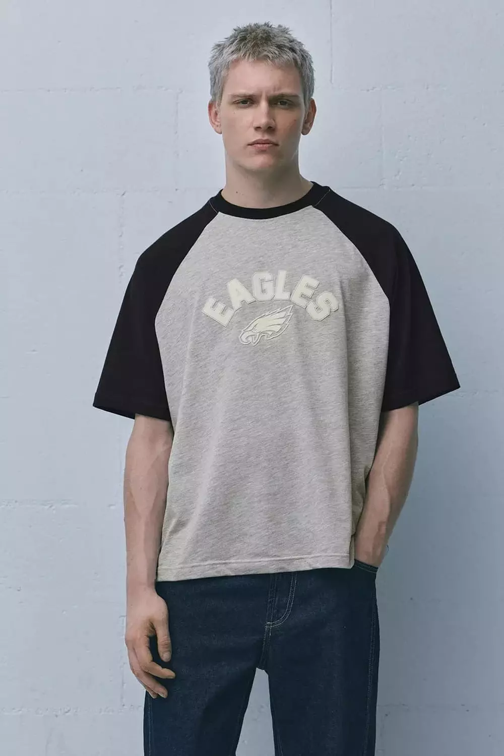 PULL&BEAR NFL EAGLES T-SHIRT 1