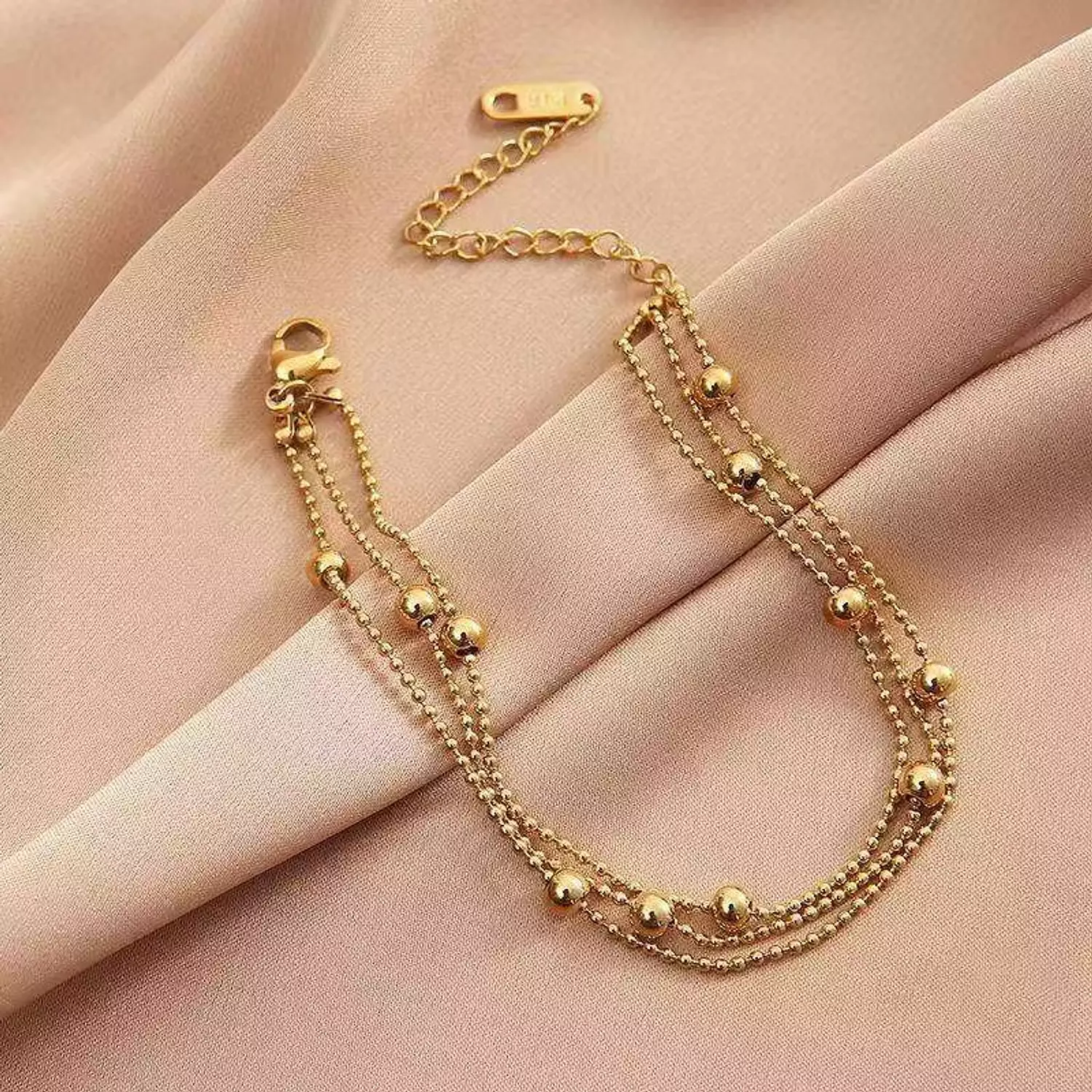 Multilayers beaded Anklet image