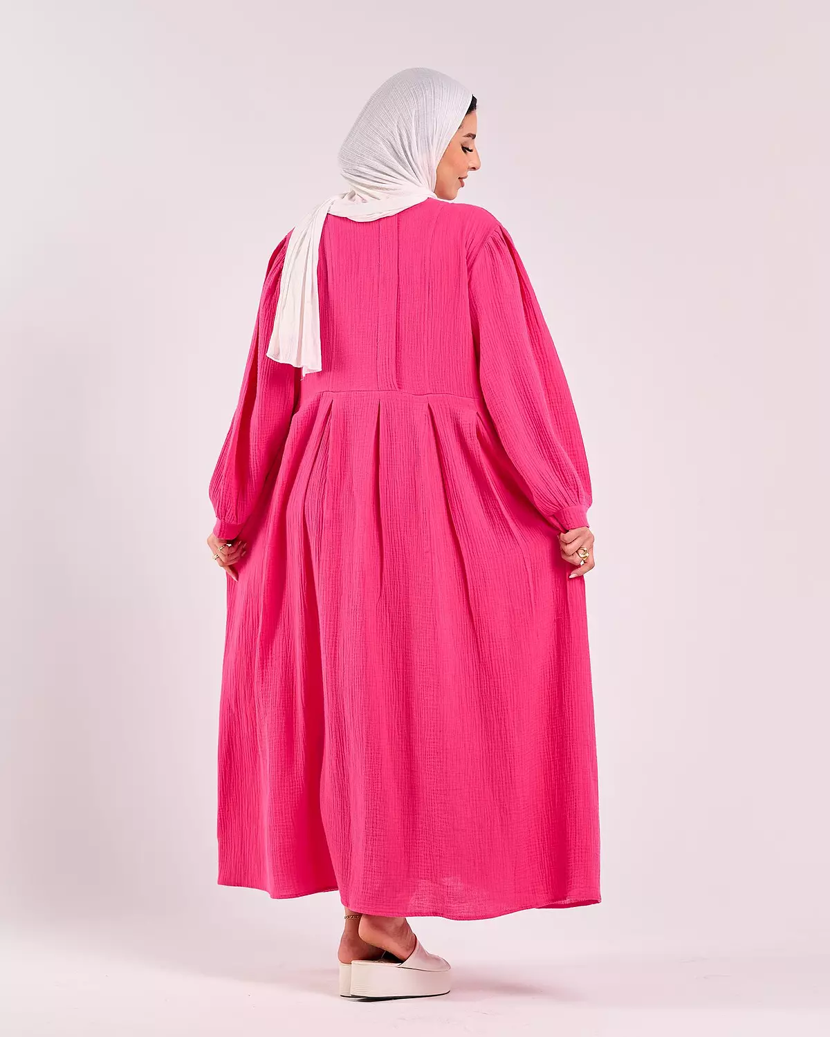Summer Dress in Hot pink 3