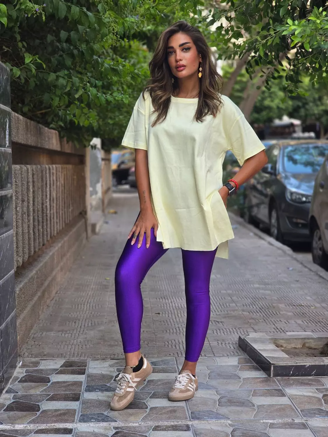 Purple Metallic legging 💜 2