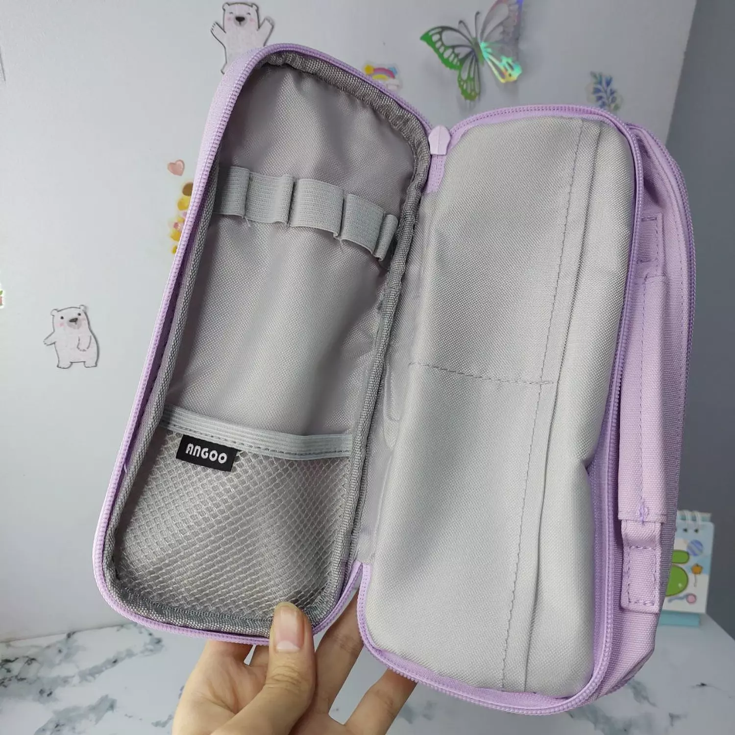 Purple Pencil Case 1