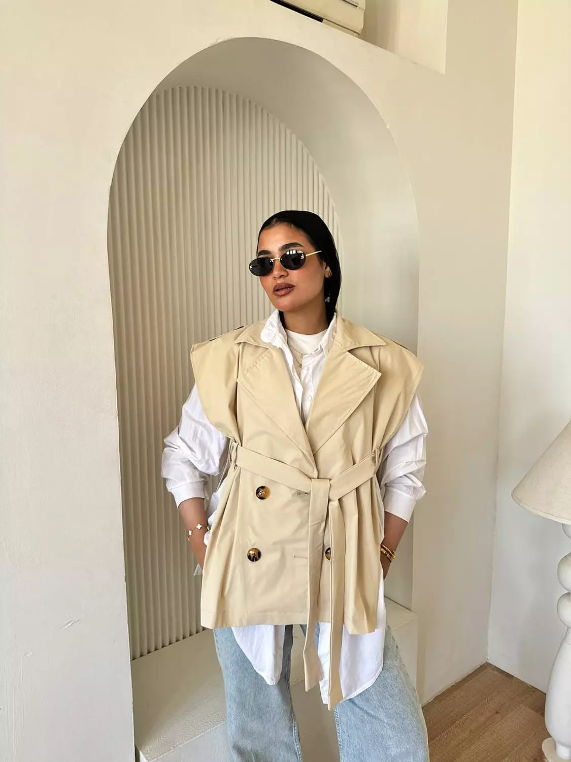 Gabardine vest 6