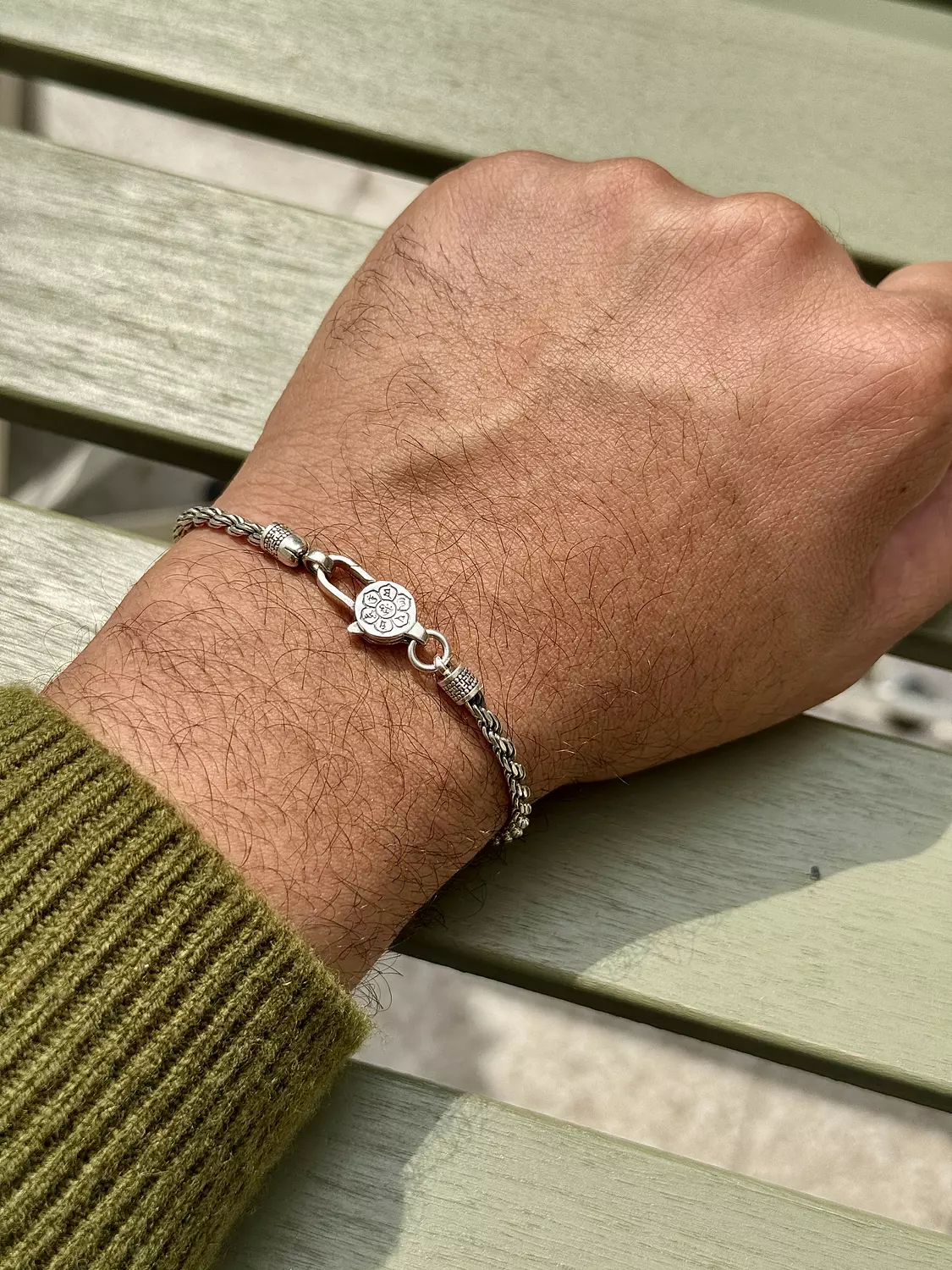 Silver Rope Bracelet  hover image