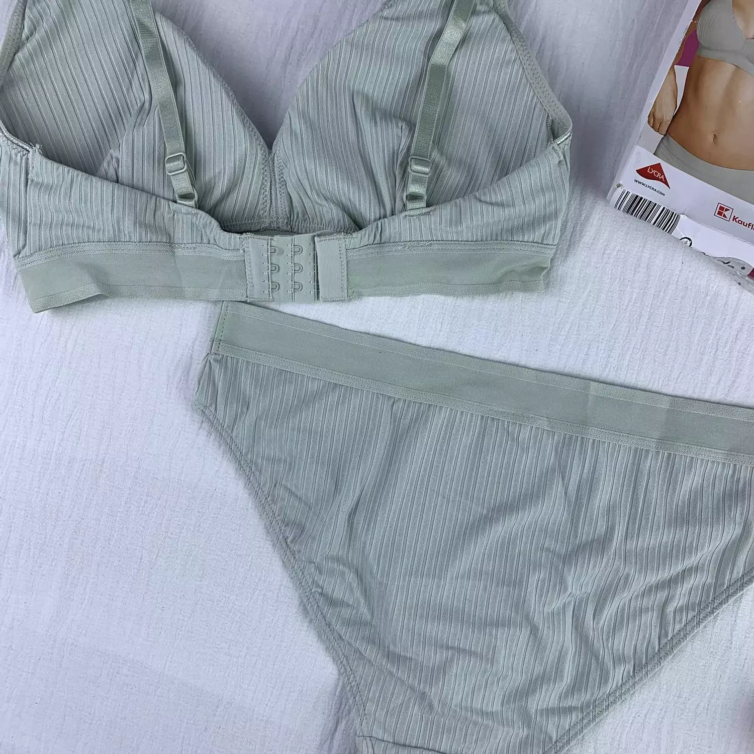 Cotton bra & panty set from kaufland   Size small 1