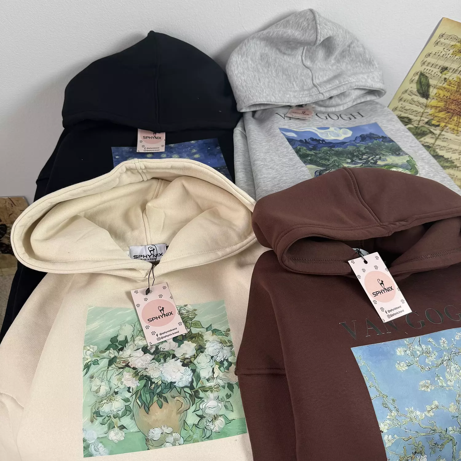 Van Gogh Oversized Hoodie image