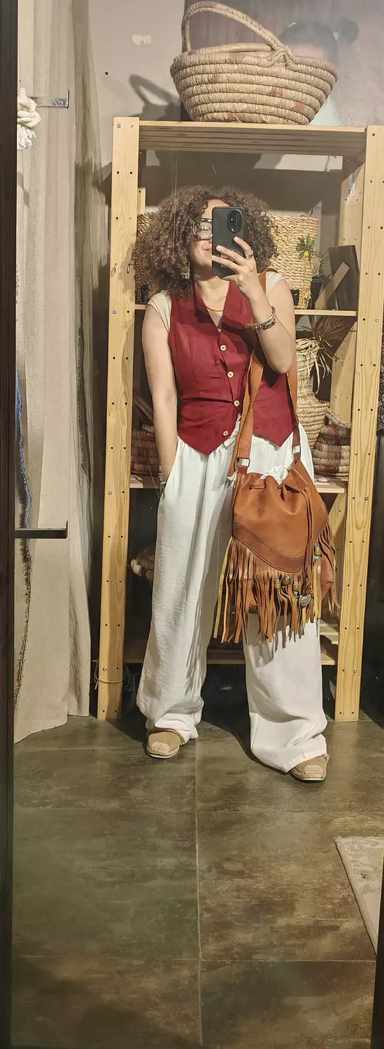 Linen sleeveless vest  15