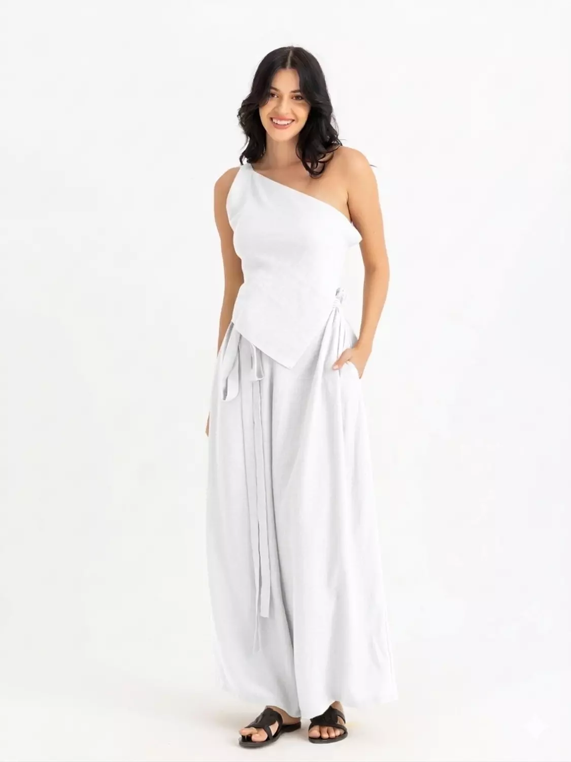 The Magic Linen Pants Off-White image