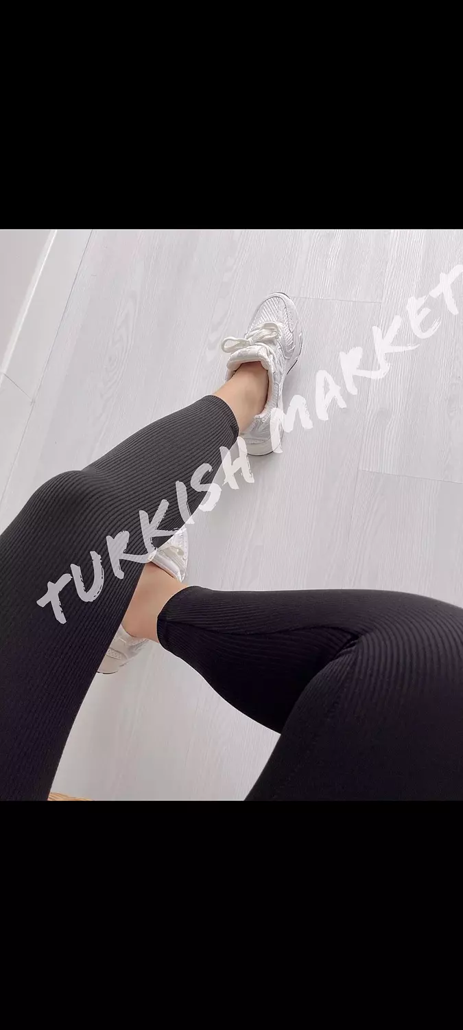 Cotton Ribbed Summer Leggings  3