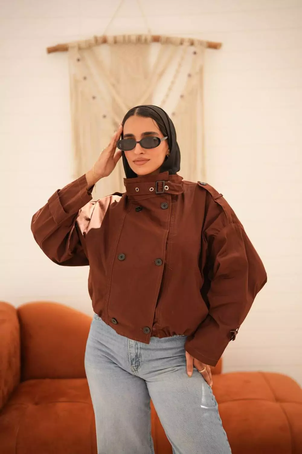 Neck belt jacket 3