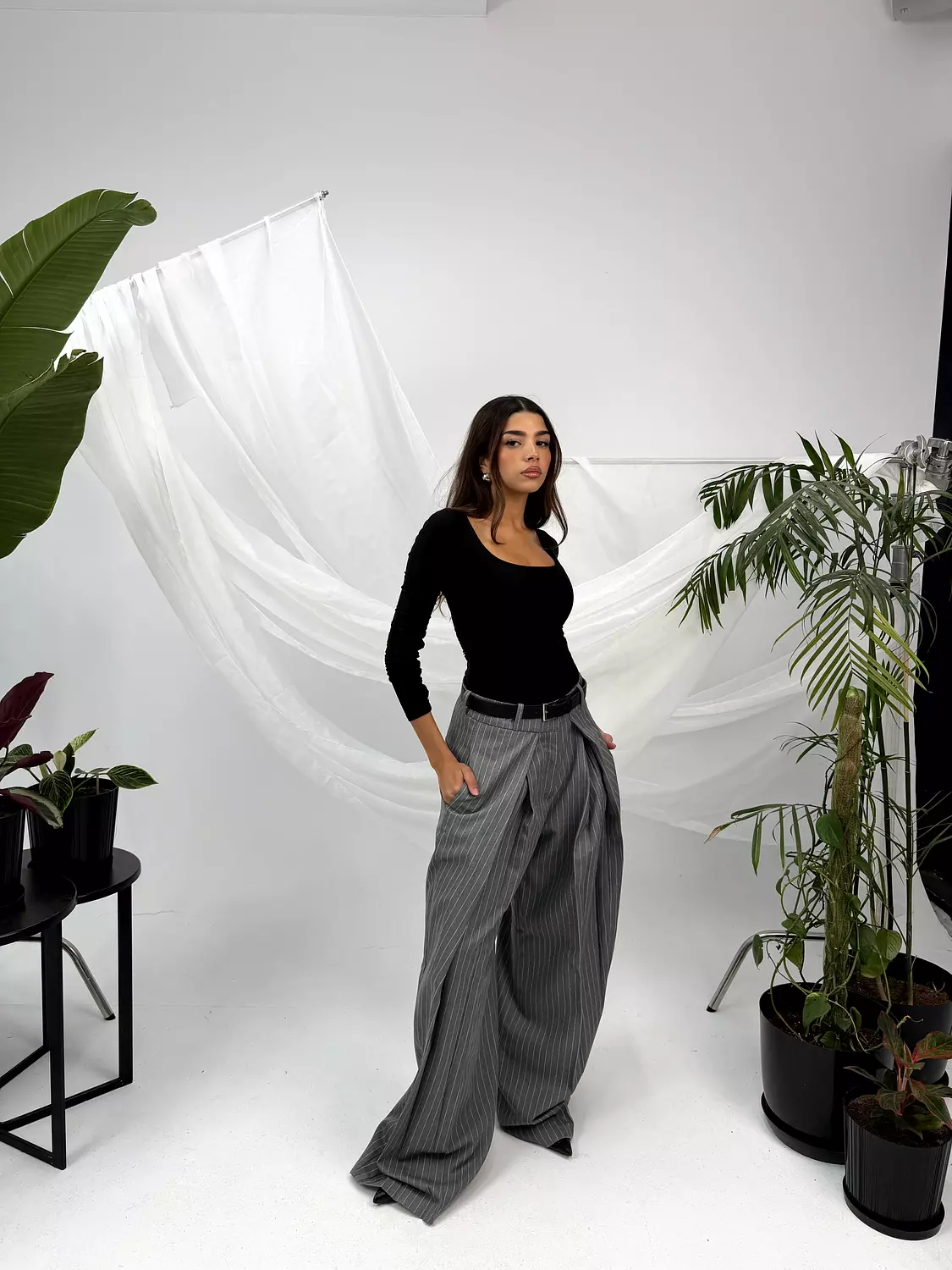 Stripped Tailored Pants 18