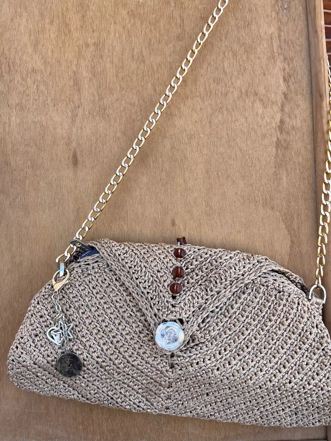 Handmade Summer clutch  hover image