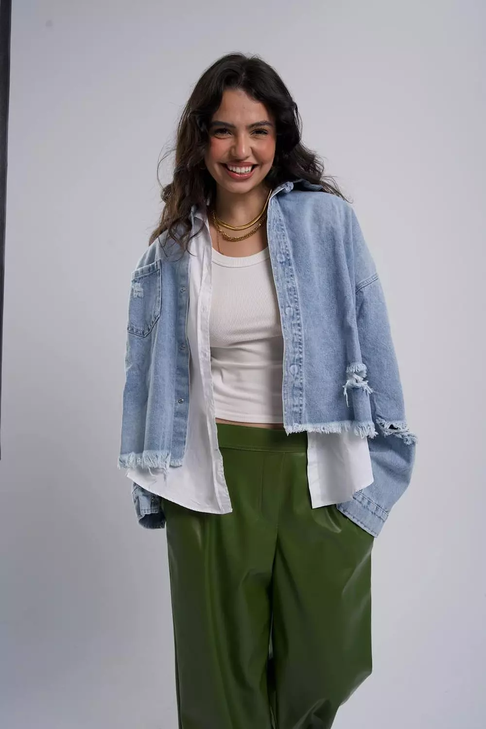 Cutting cropped jacket  image