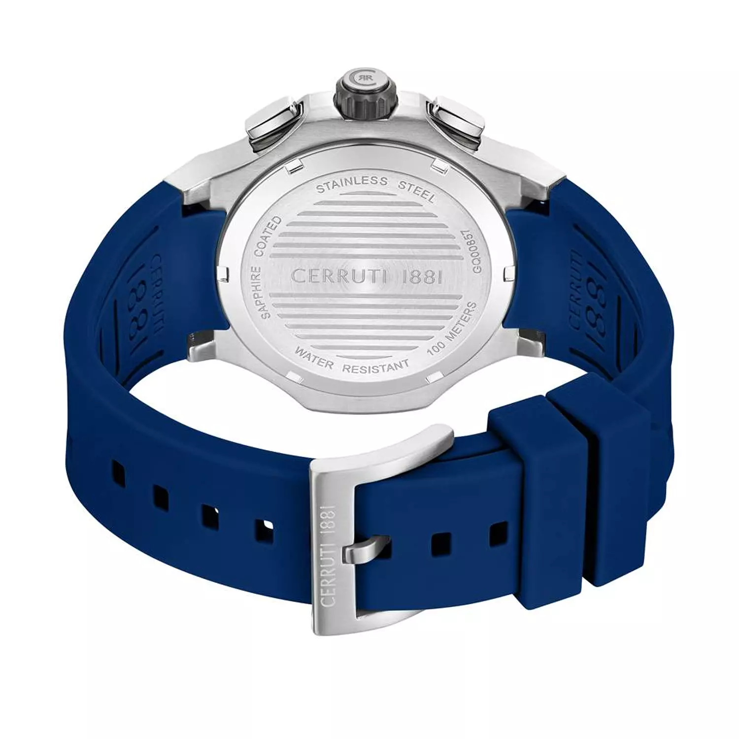 Cerruti 1881 Blue Striped Dial Chrono CIWGQ0085702 2