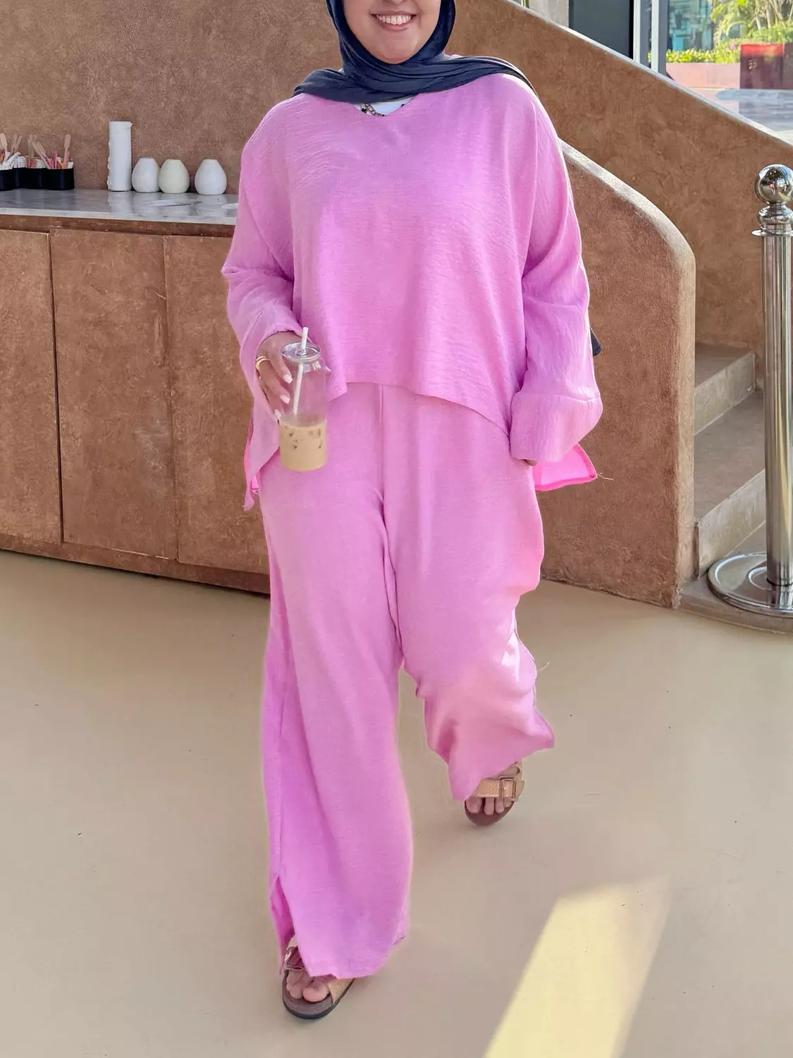 Powder pink Summer set hover image