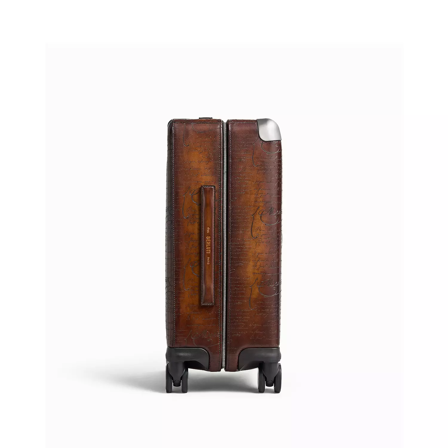Berluti Formula 1005 Scritto Venezia leather rolling suitcase.  hover image