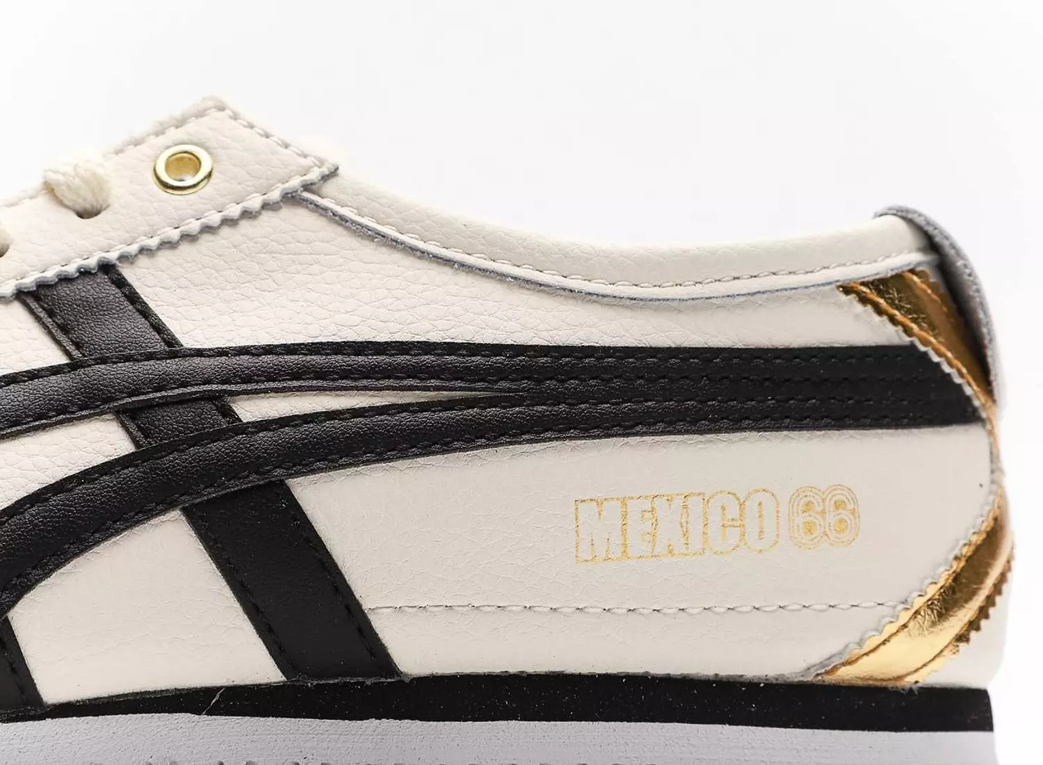 Onitsuka Tiger Mexico 66 Cream Black Gold 2