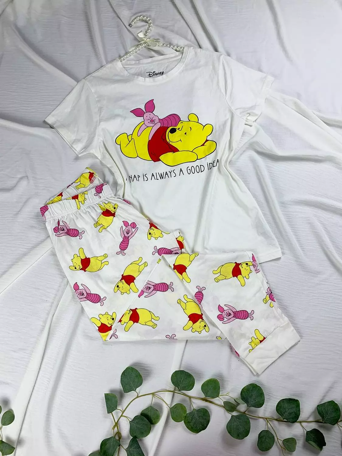 Pure cotton pijama set from primark image