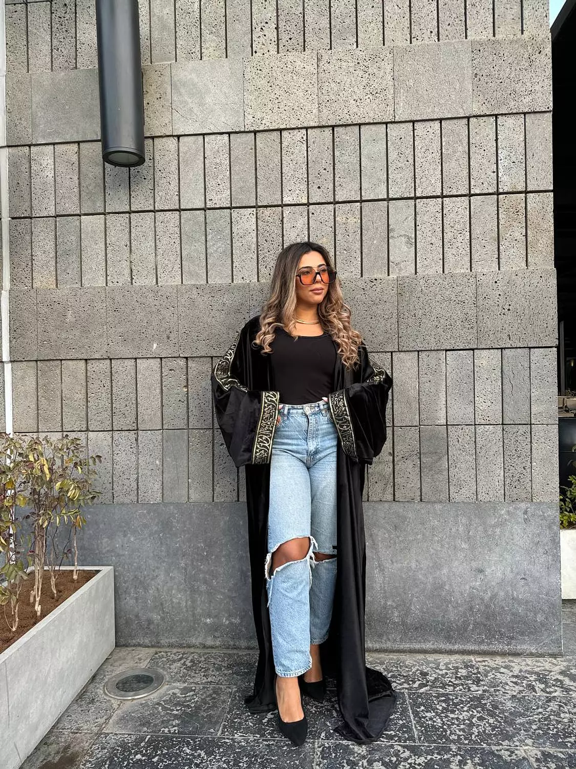 Velvet Black Kaftan image