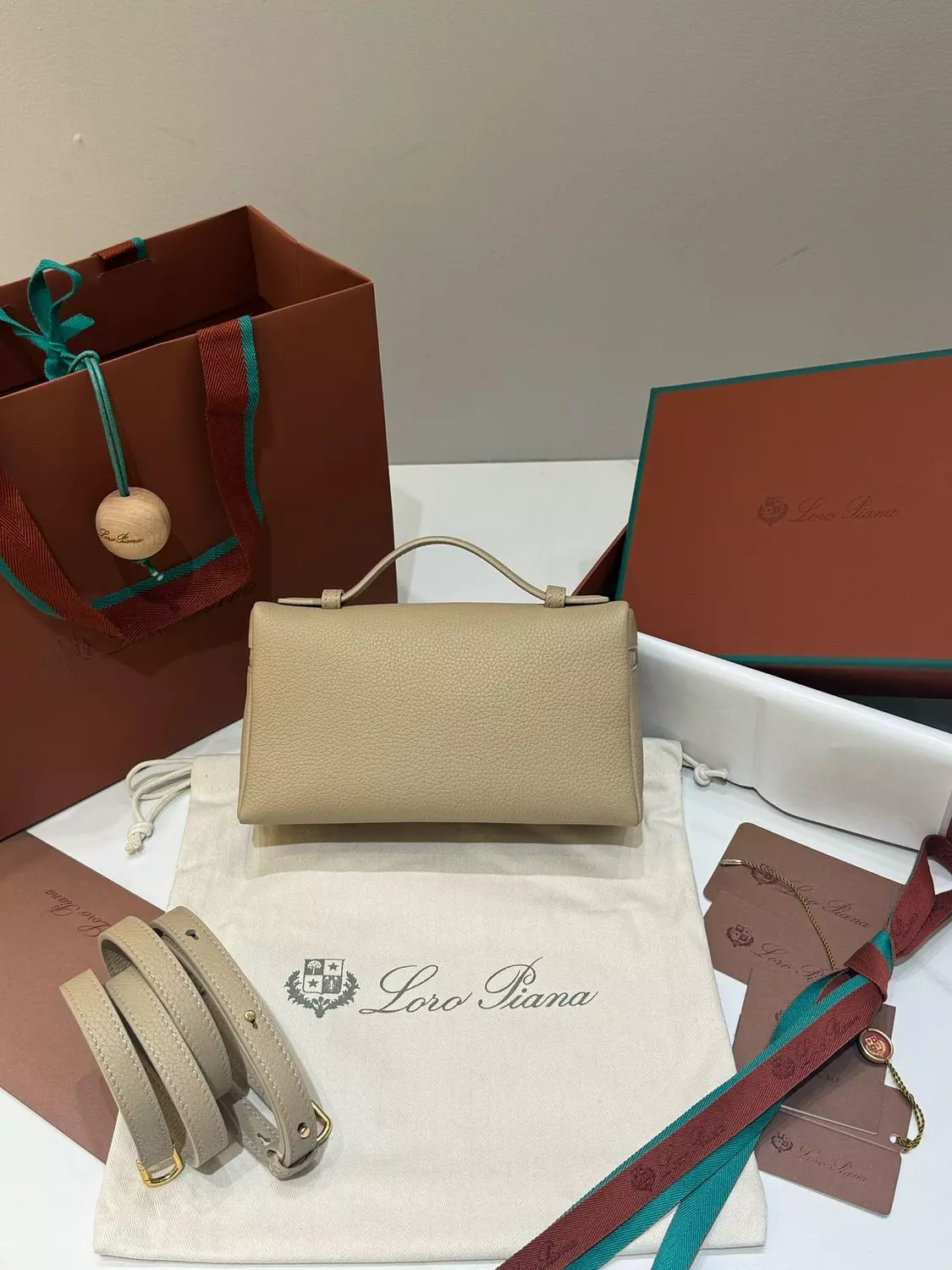 Loro piana L19 beej with Gold Hardware  2