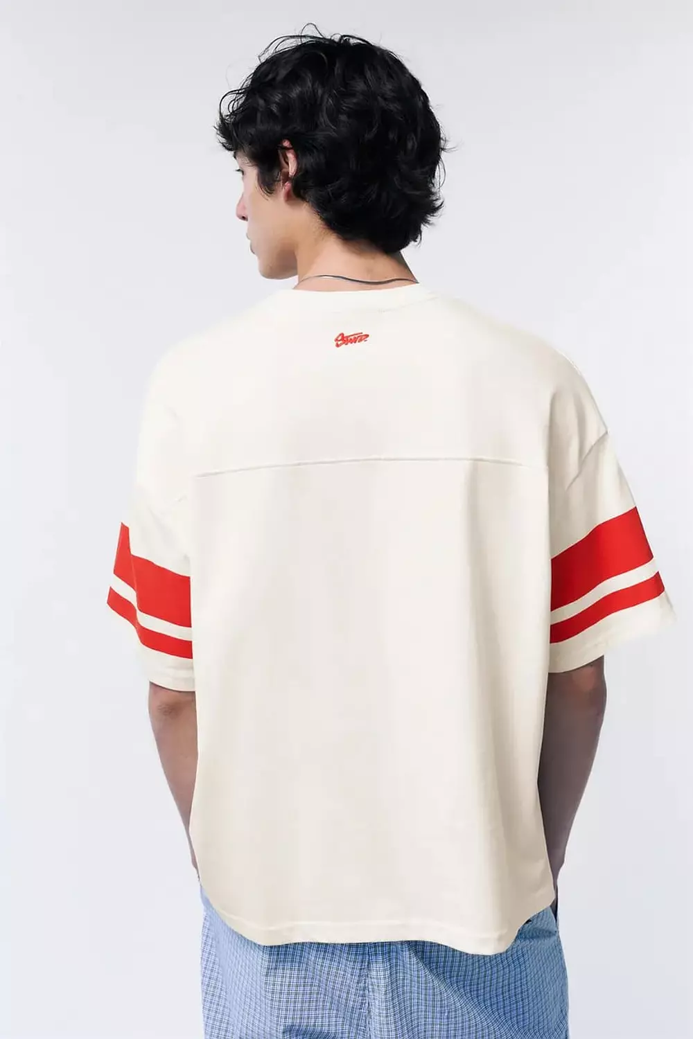PULL&BEAR VARSITY 91 EMBROIDERED  T-SHIRT  12
