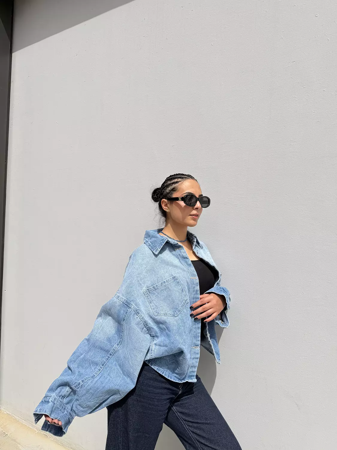 The denim jacket  2