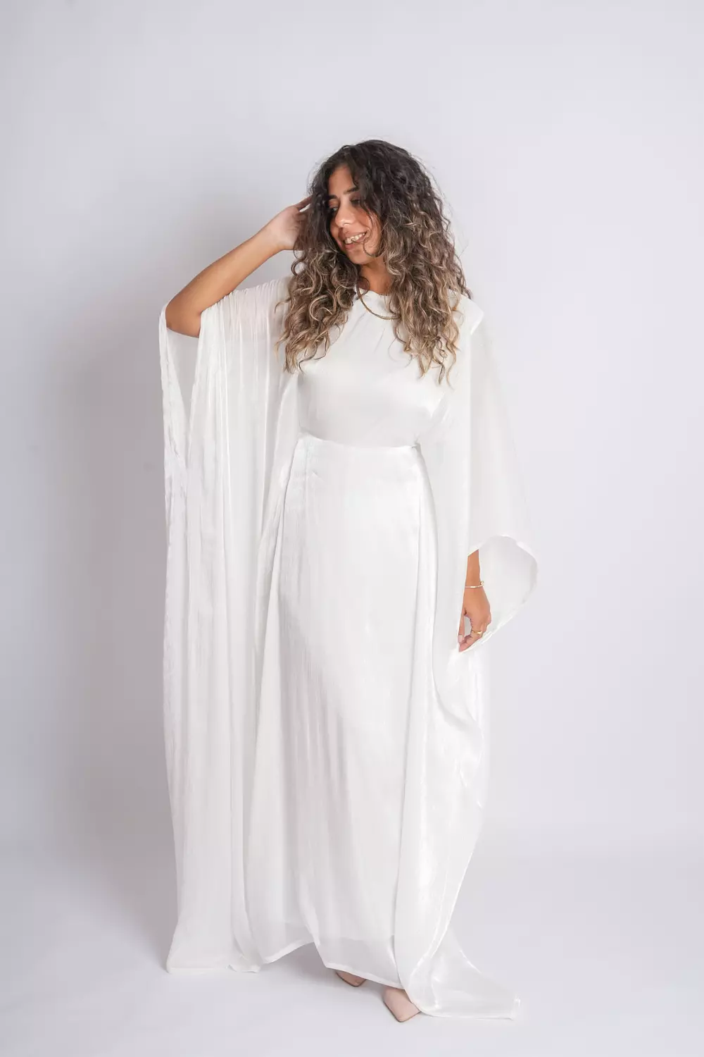 White Butterfly Abaya 3