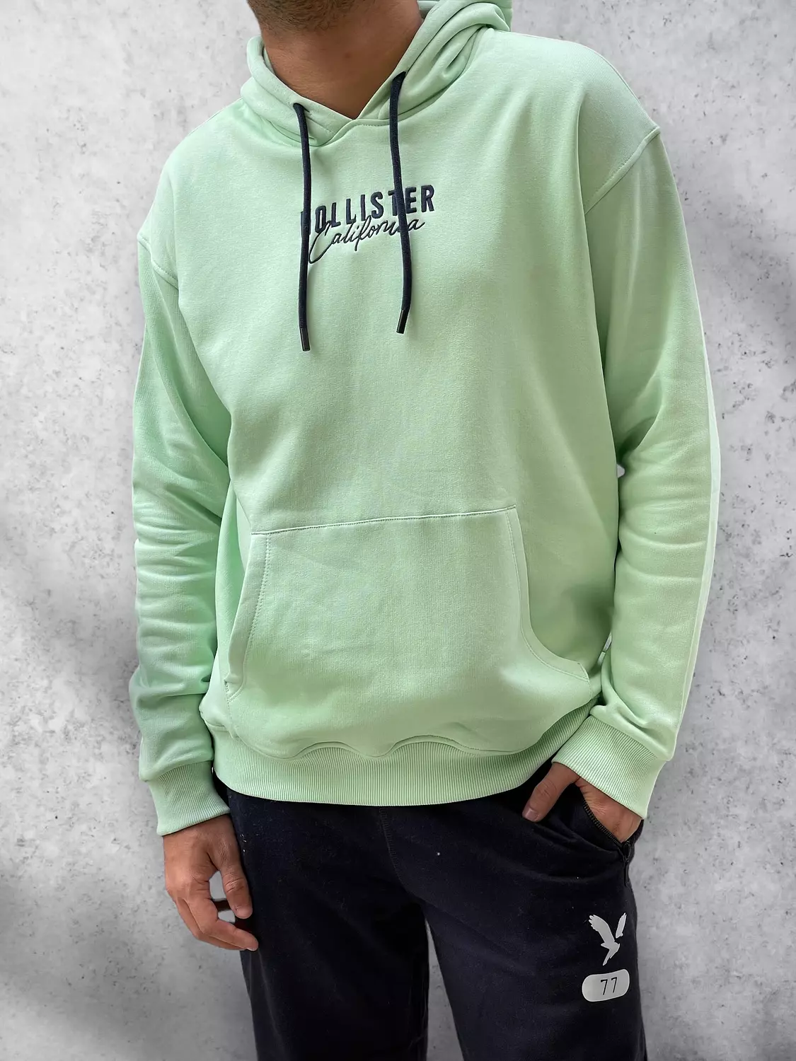 Hollister  Hoodie  light Green  2