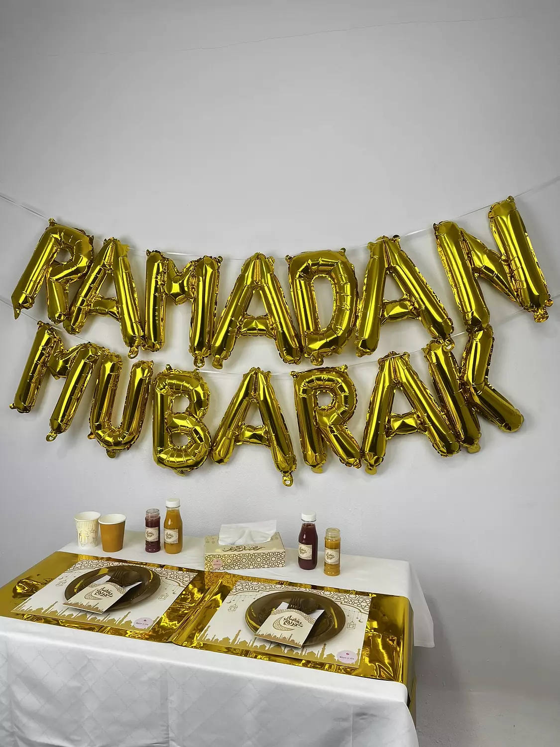 Ramadan Mubarak Balloon Garland 1
