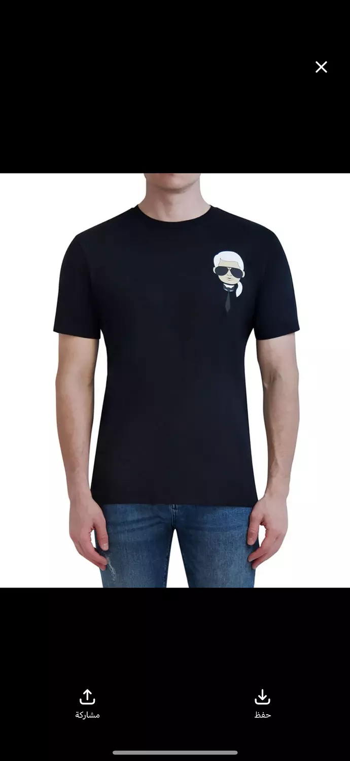 Karl Lagerfeld Black T-Shirt – Original image