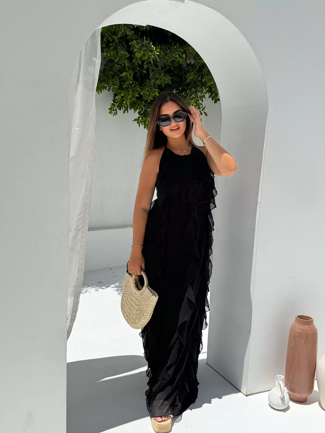 Dress maxi ruffle  4