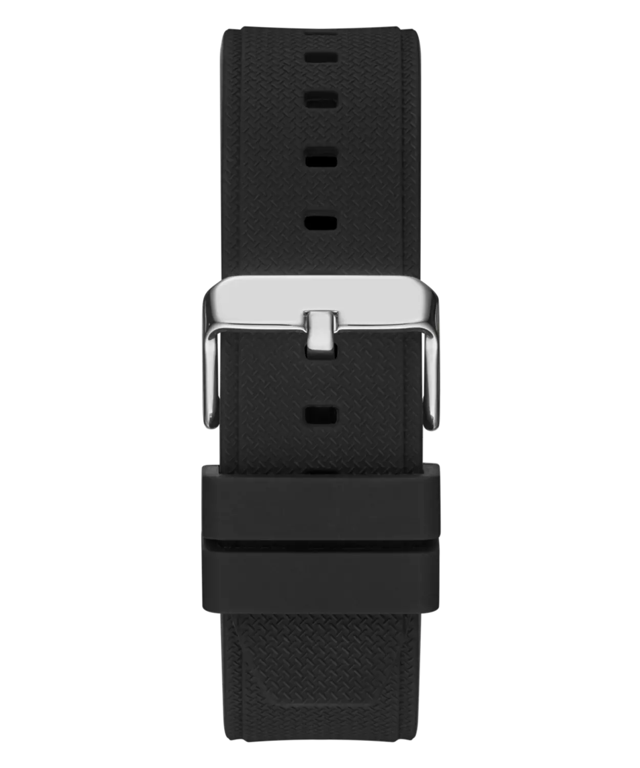 GUESS GW0334G1 Men's  Watch Silver Tone Silicone Strap 1