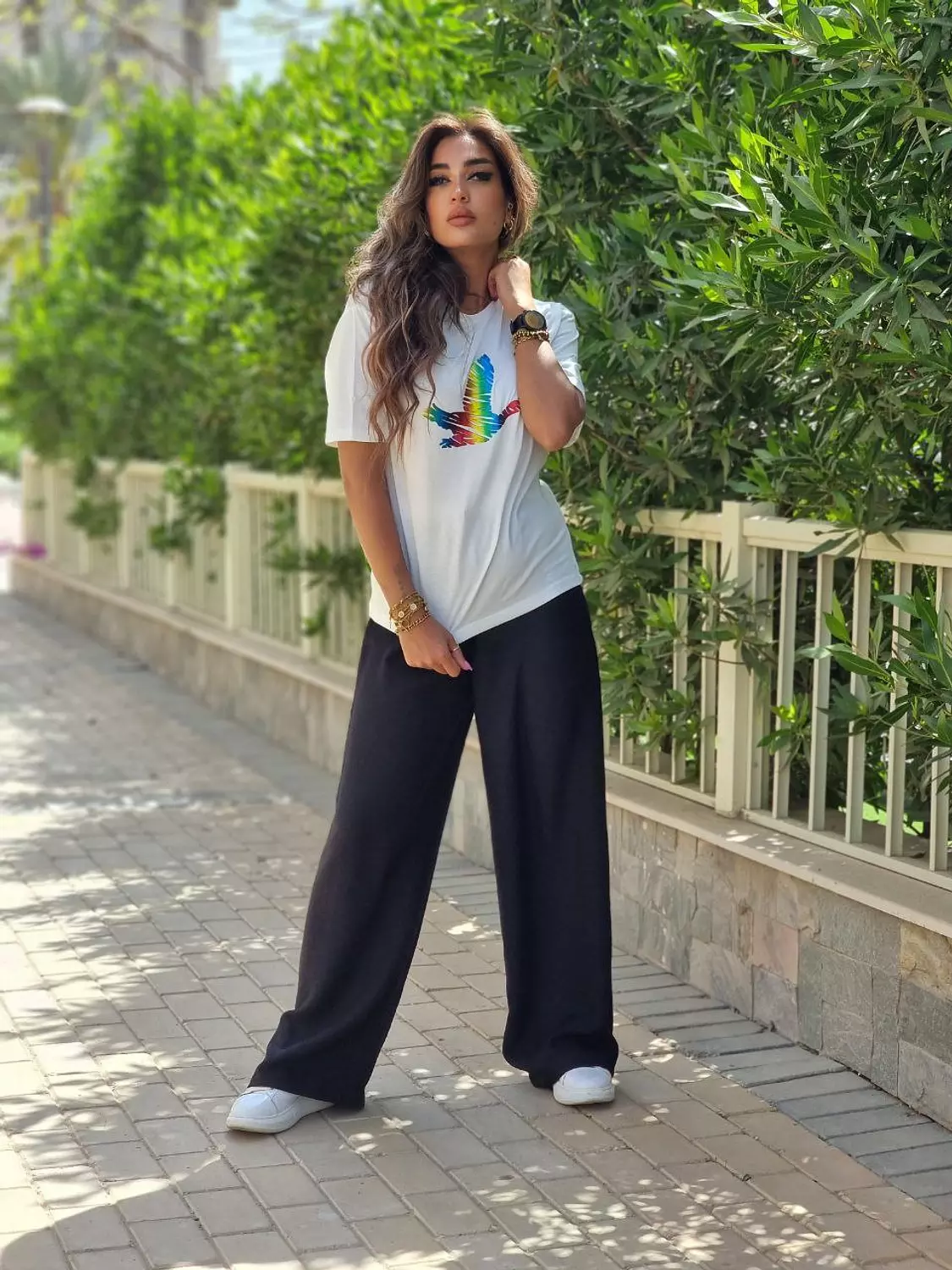 Multicolour Bird Tshirt  2