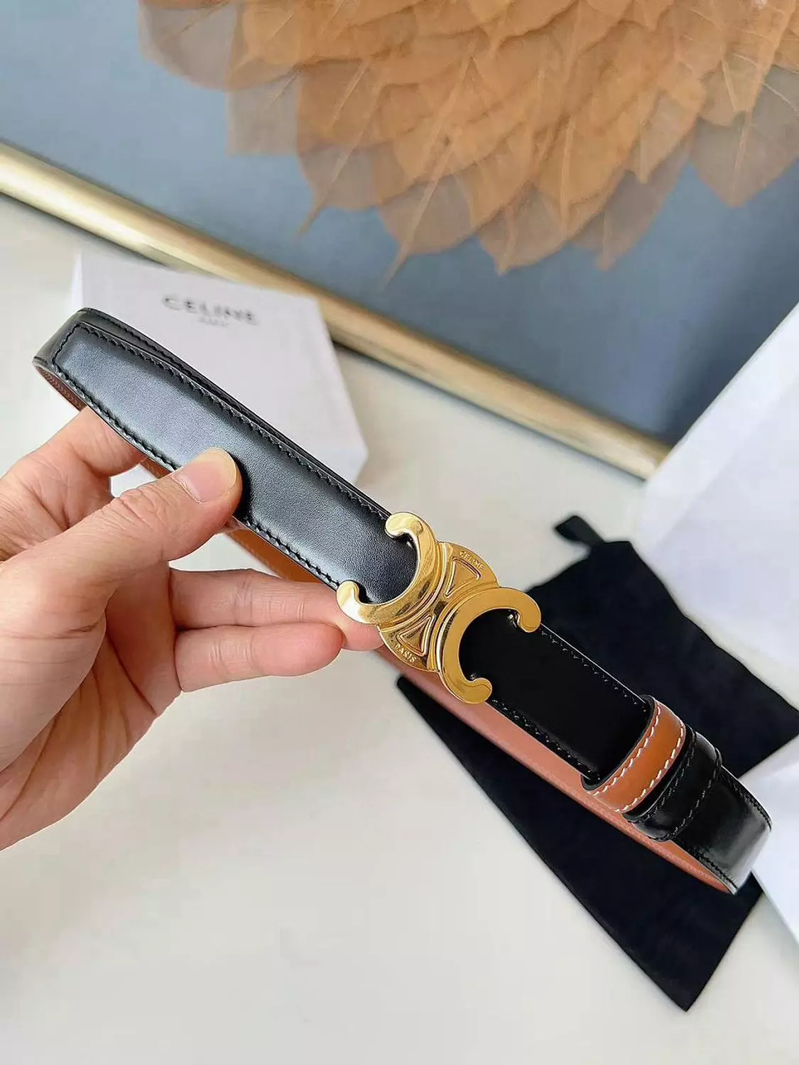 Celine Belt Double Face hover image