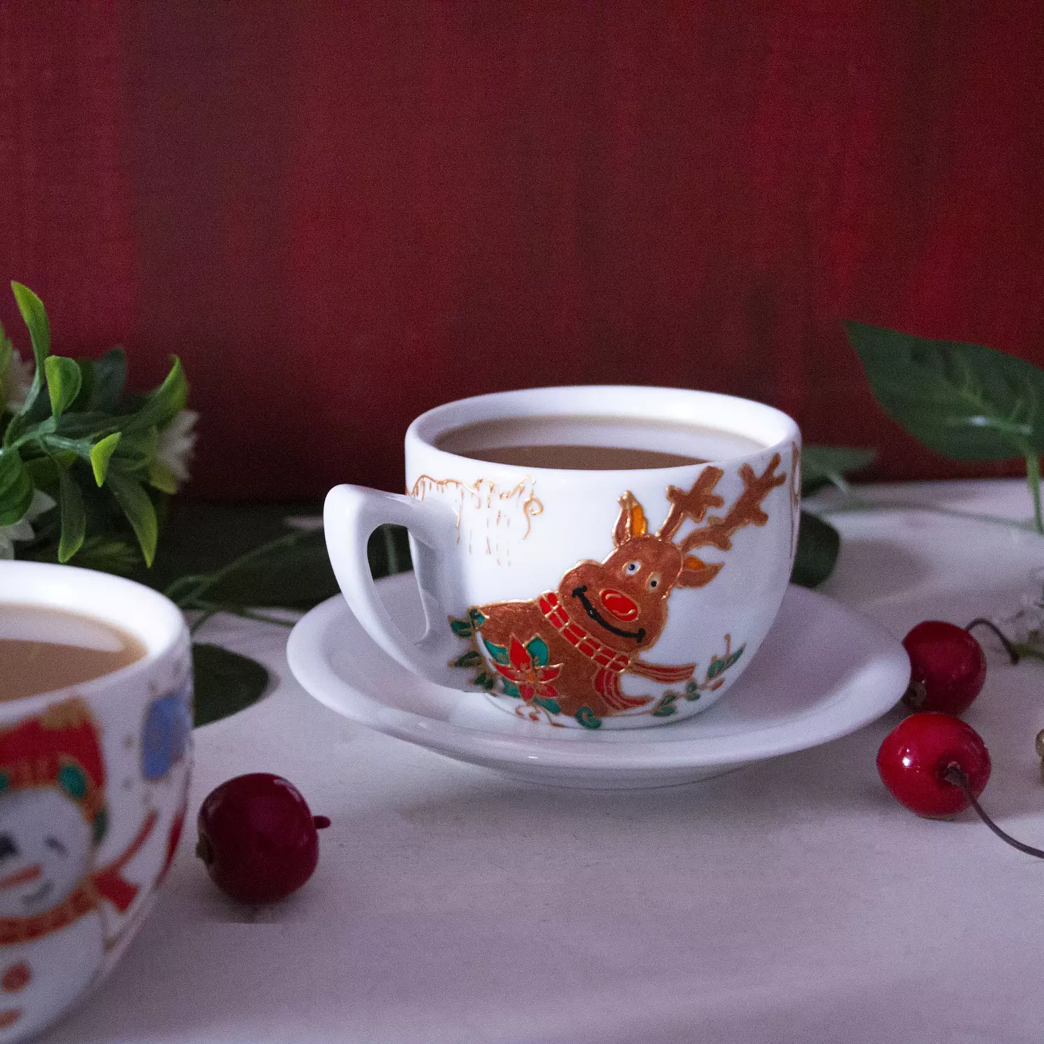 Christmas Vibes Cappuccino Cup 1