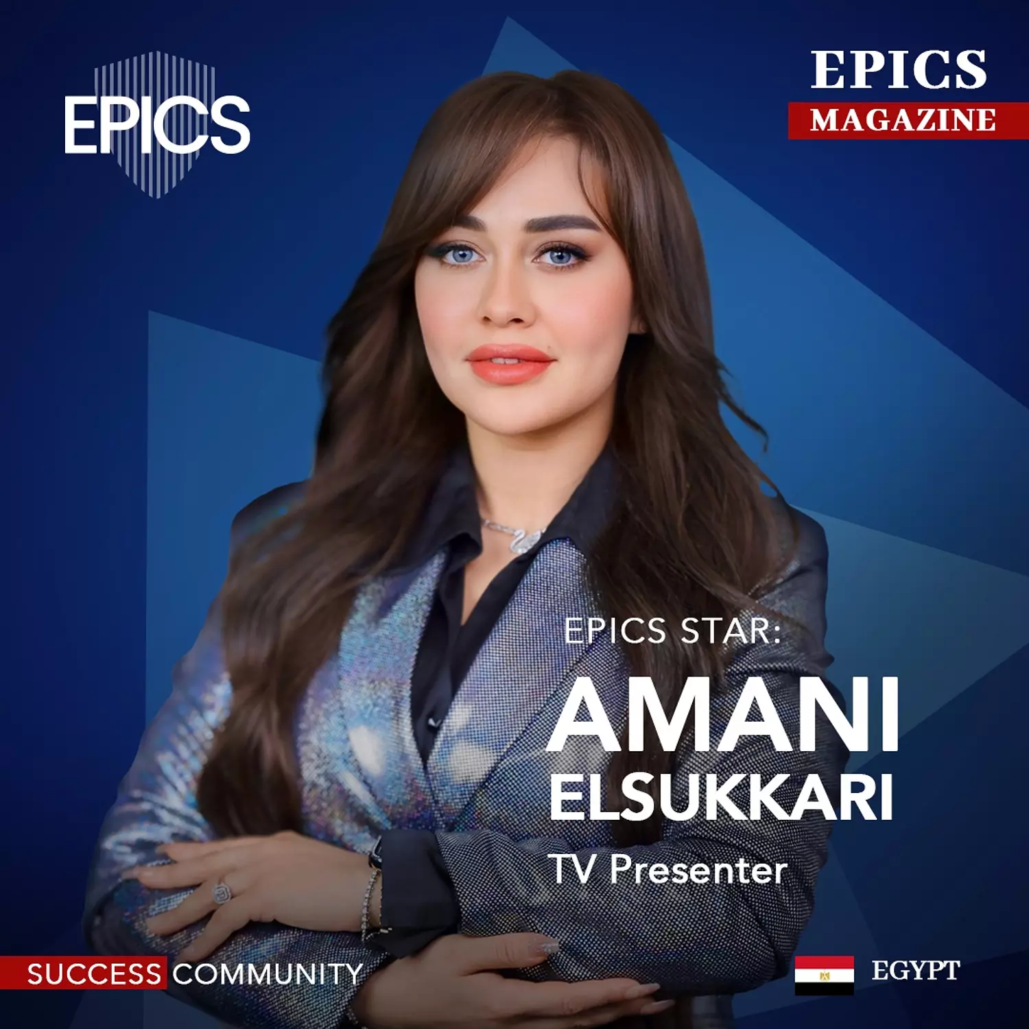 🎖️🌐 Amani Elsukkari,(Story)_ TV presenter. image