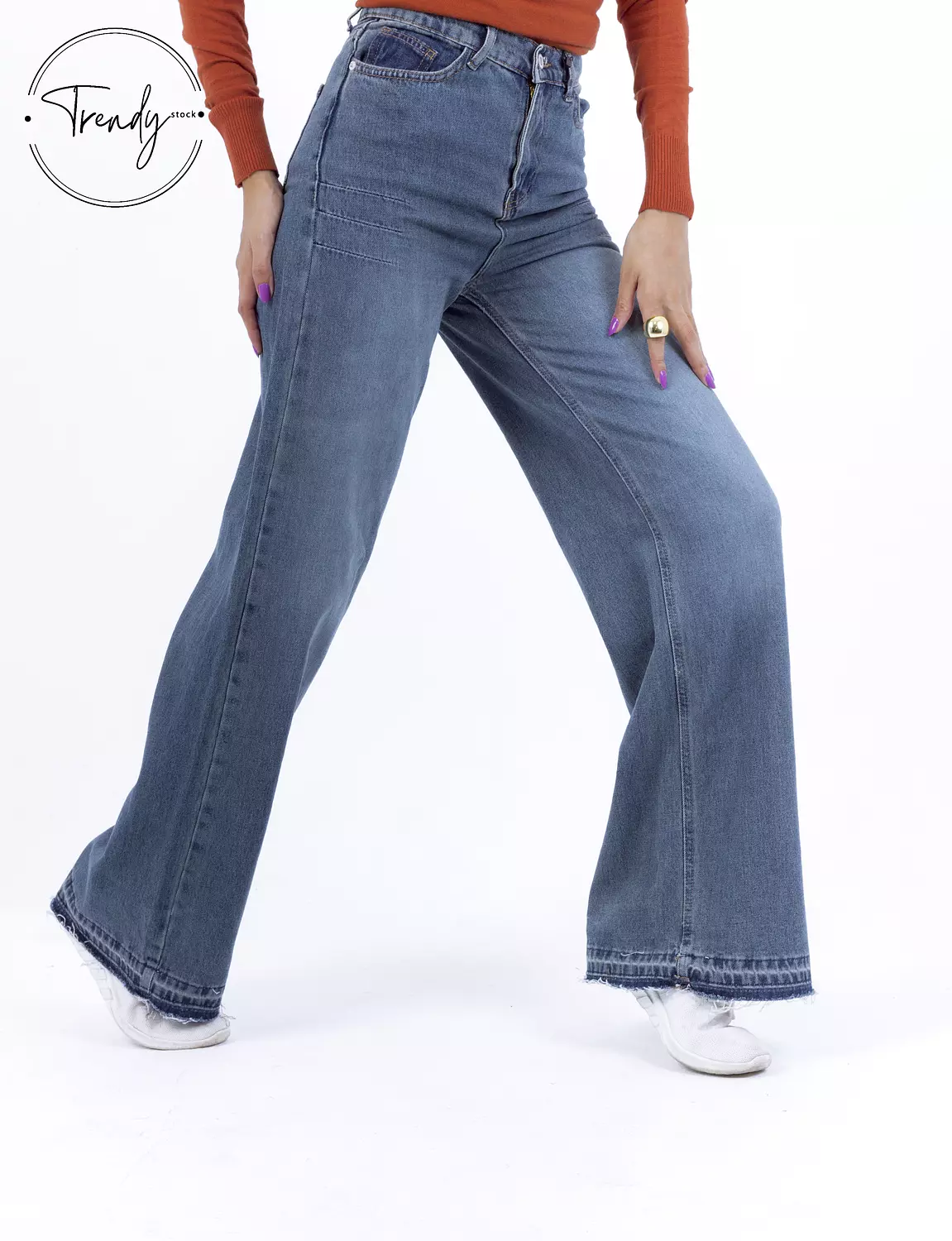 Blue Jeans Wide Leg 1