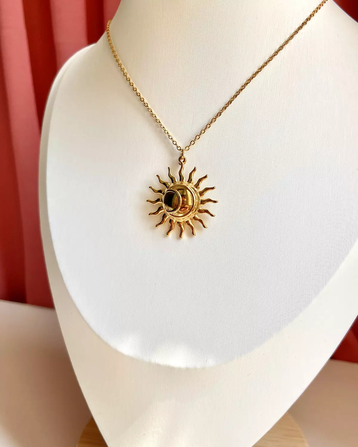 Stainless steel Sun necklace ☀️ 2