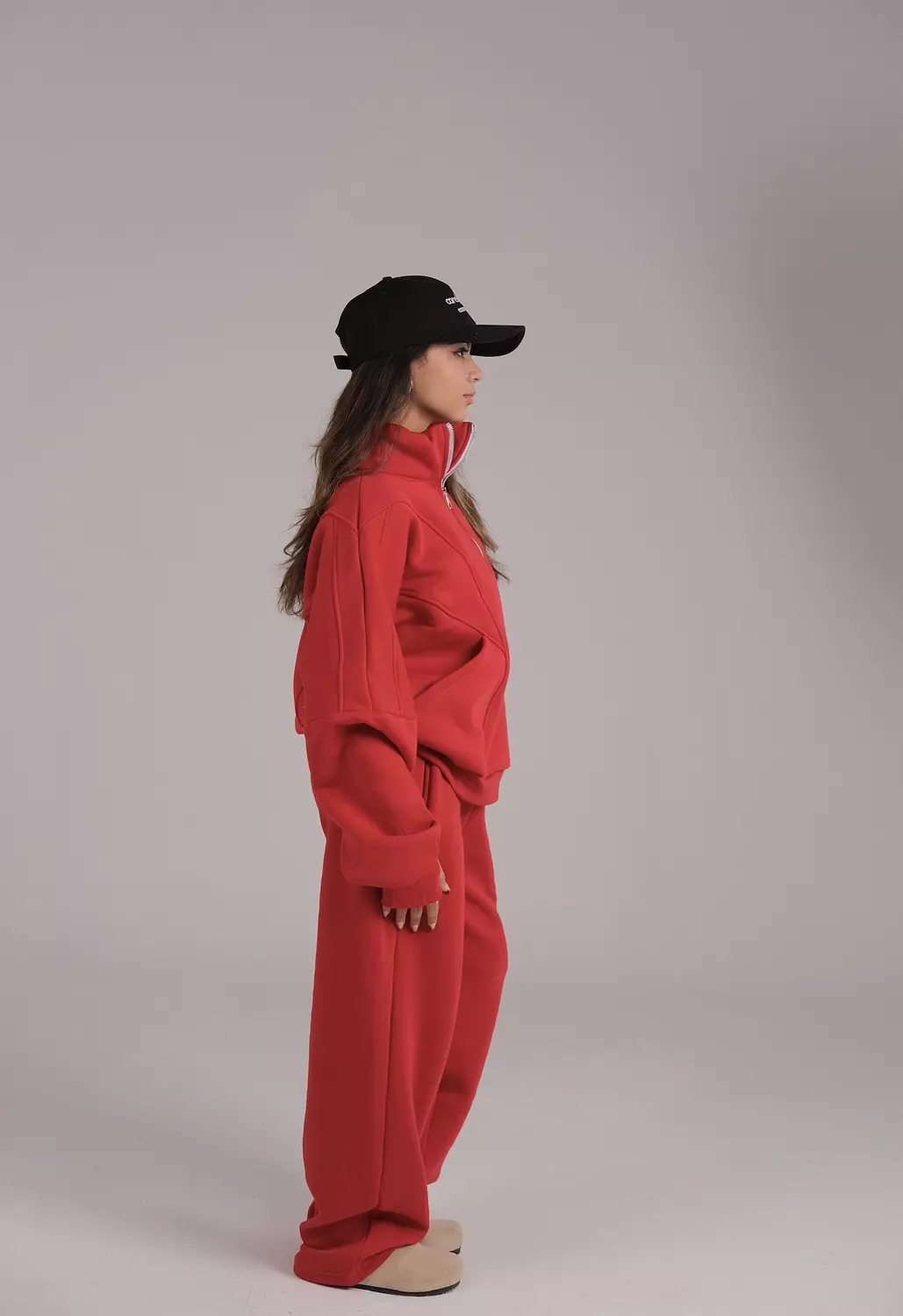 Finger Quarter zip Sweater  7