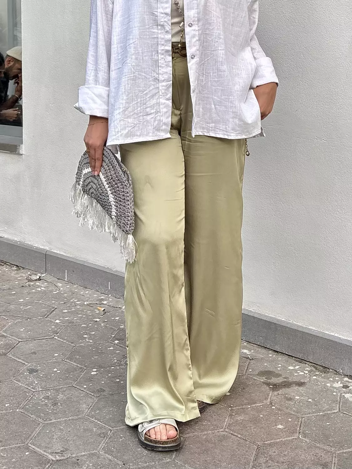 Satin pants image