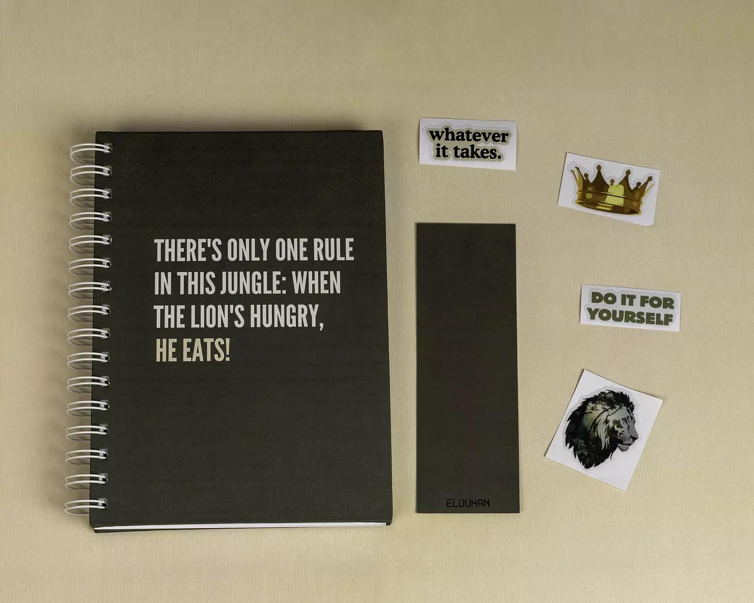 only one rule in this jungle notebook package image