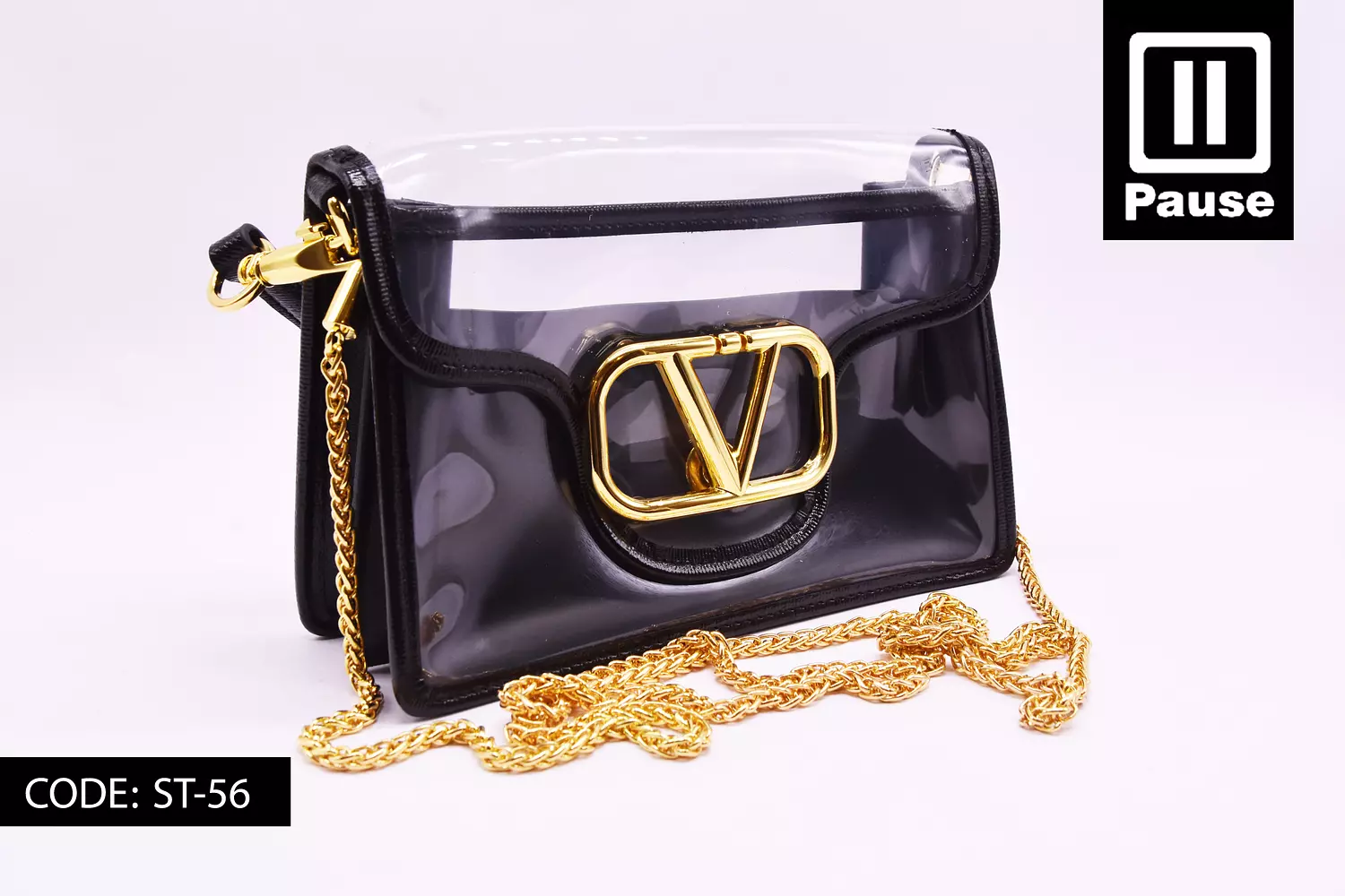 ST-56 TRANSPARENT VALENTINO BAG 