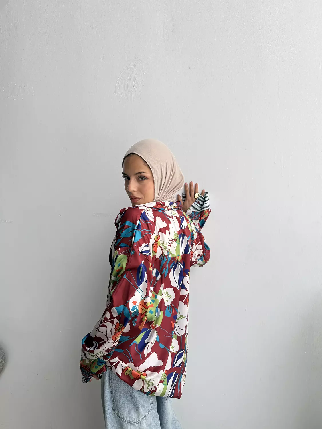 Jasmine Satin Blouse 1