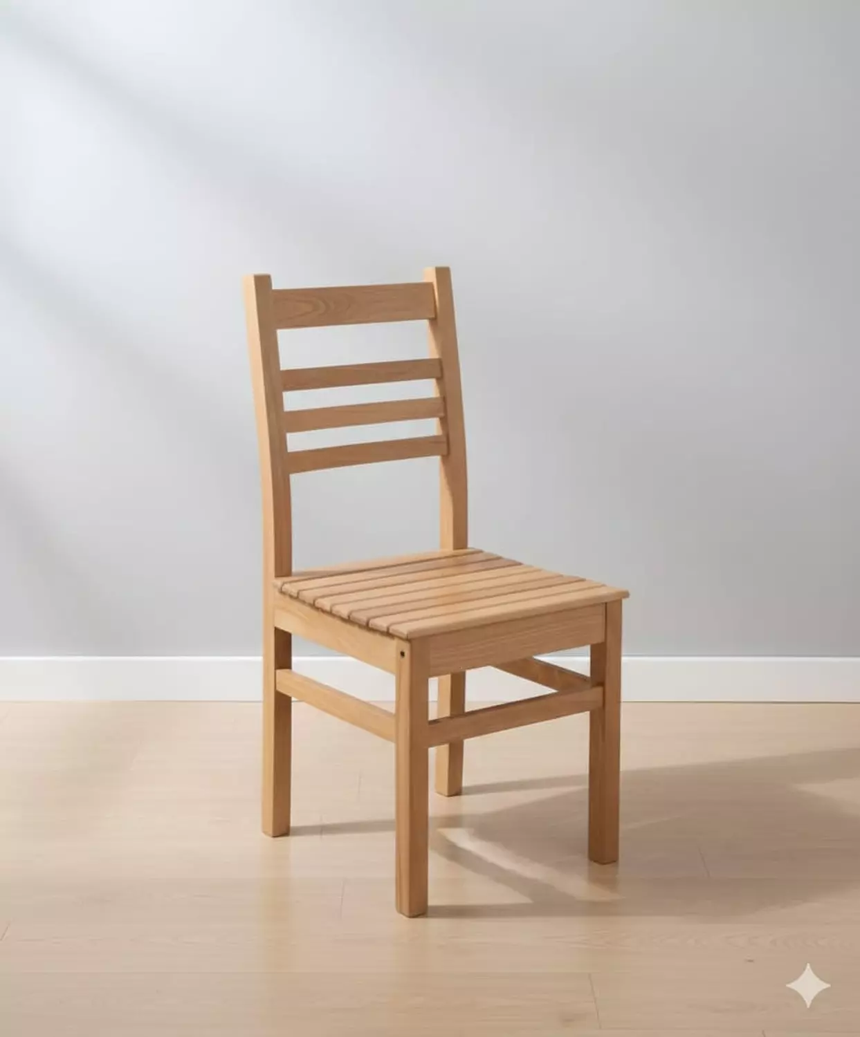 Spanish Beech Slatted Chair image