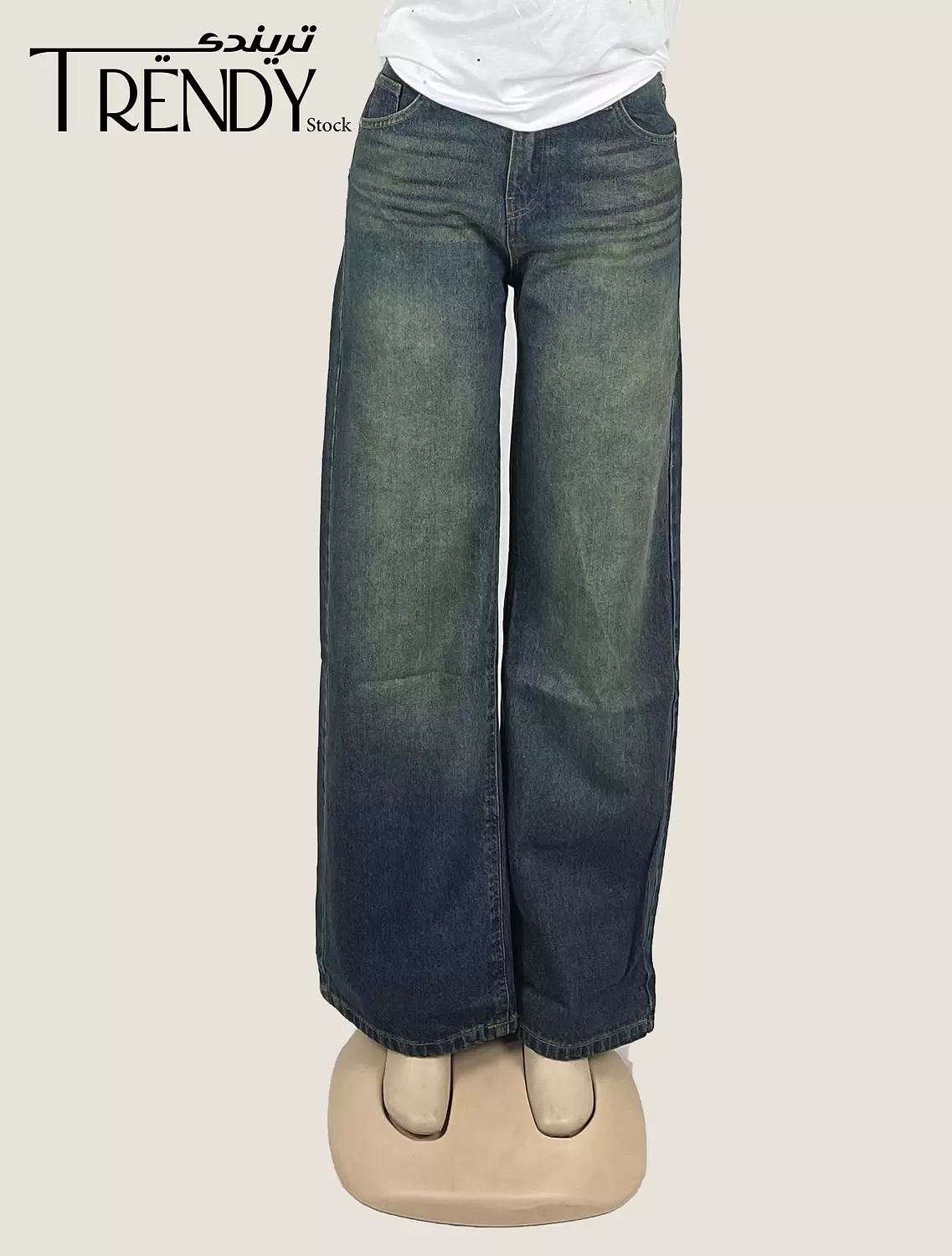 Wide leg Basic jeans image