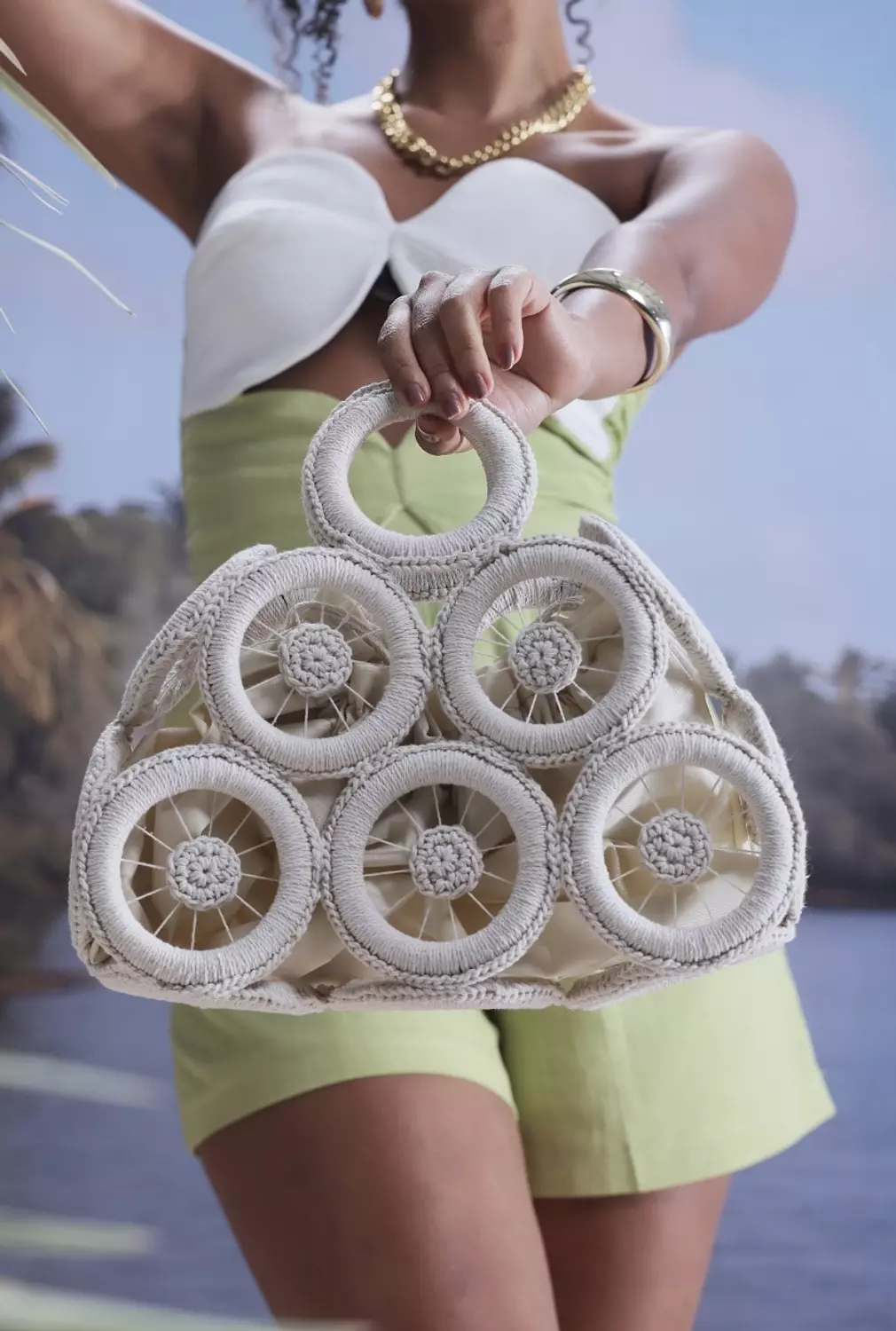 Off white Circular Bag image