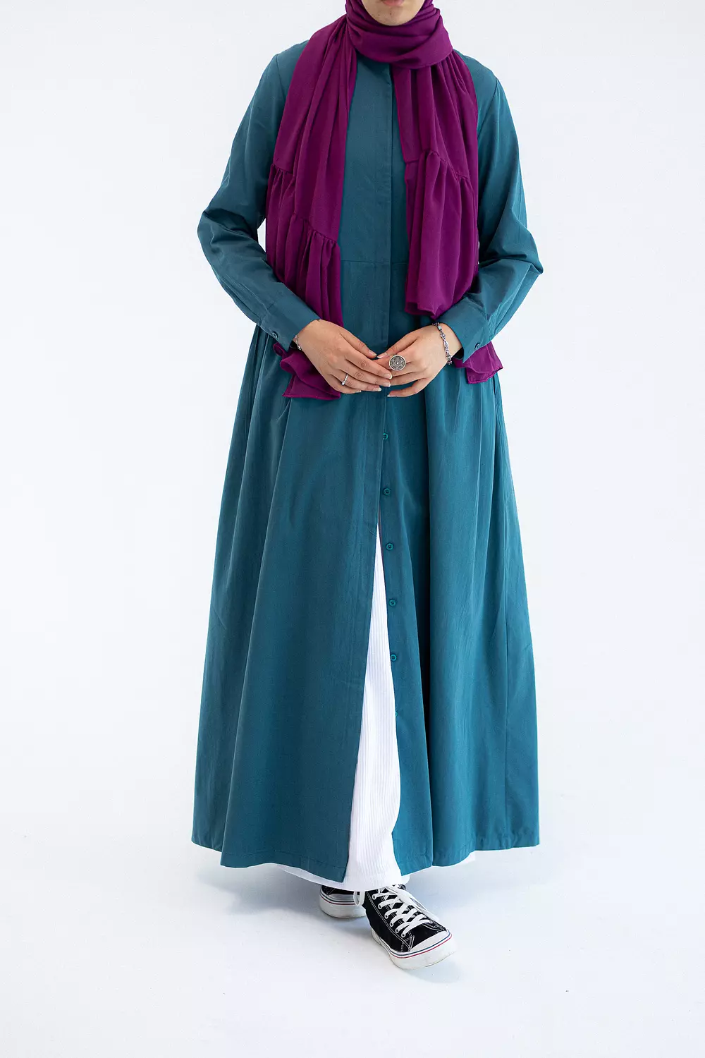 Teal Abaya Dress image
