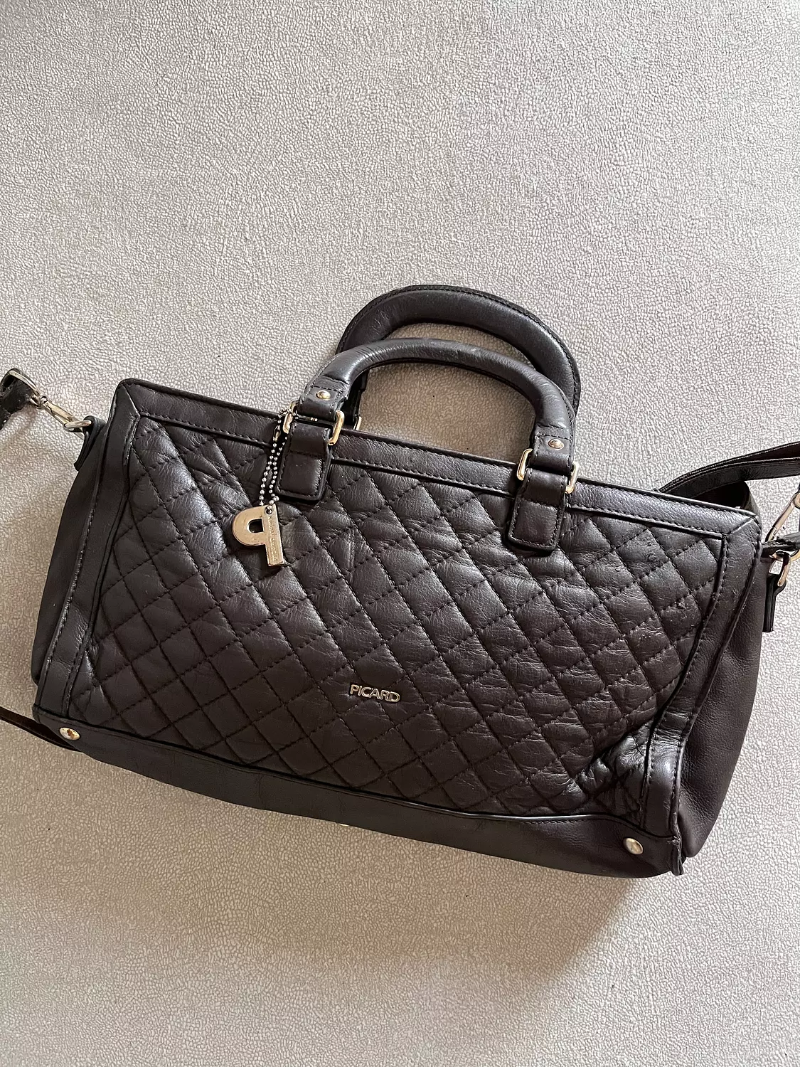 Authentic picard vintage brown bag hover image